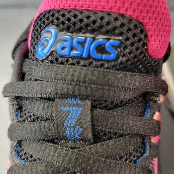 Asics GT- 2000 7 Athletic Sneaker Shoes Womens 9.5 Black Pink Running Walking - Picture 2 of 14